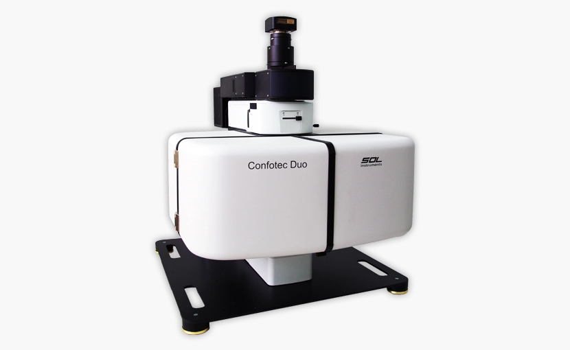Компактный двух-лазерный микроскоп Confotec Duo