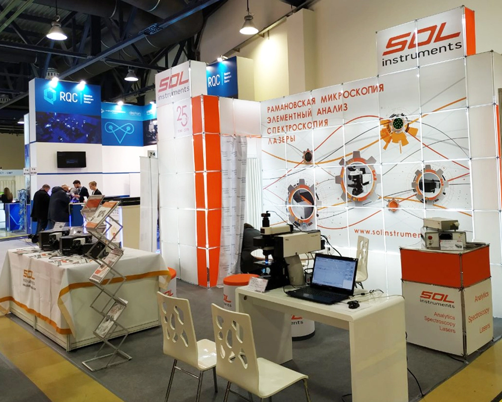 SOL instruments stand at Photonics 2019