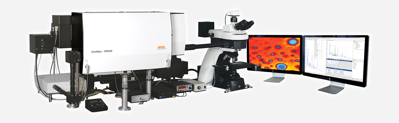 Raman confocal microscope Confotec NR500
