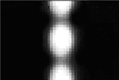 Enlarged part of the spectral image